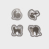 Cats Etched Clips