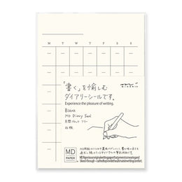 Midori MD Paper Diary Sticker Calendar