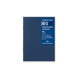 001 Passport Refill Lined, Traveler's Company