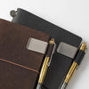 016 Brown Pen Holder, Traveler's Company