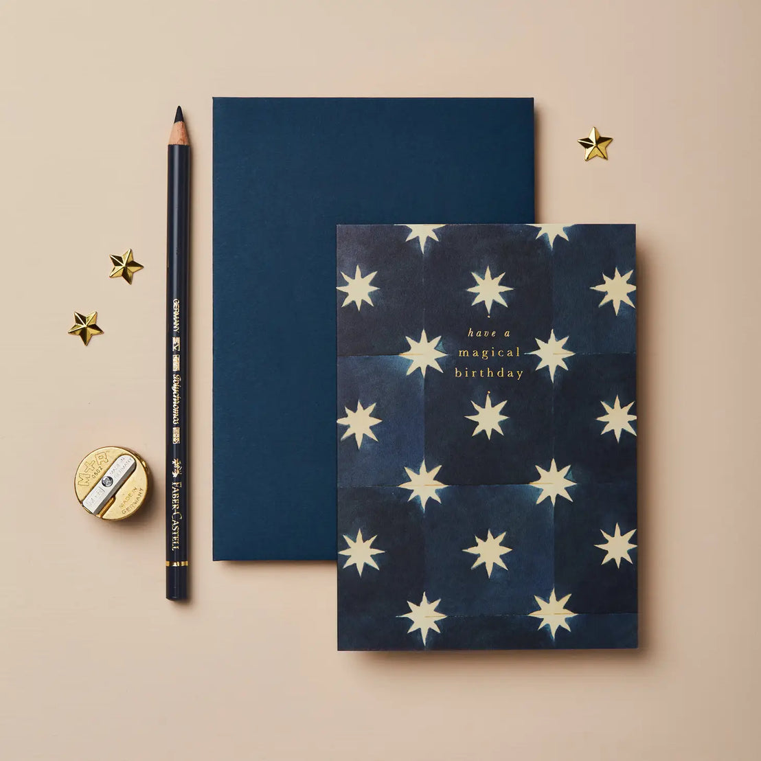 Navy Stars Magical Birthday, Wanderlust Paper Co.