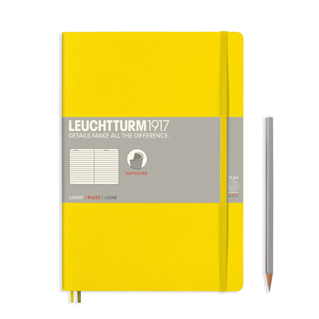 Leuchtturm1917 B5 Ruled Softcover Notebook