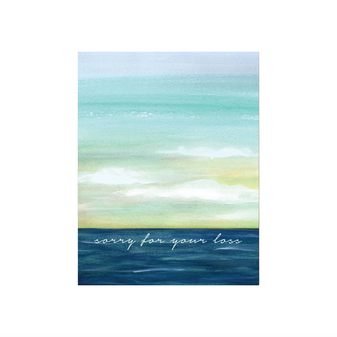 Ocean Sorry For Your Loss, Abigail Jayne Design