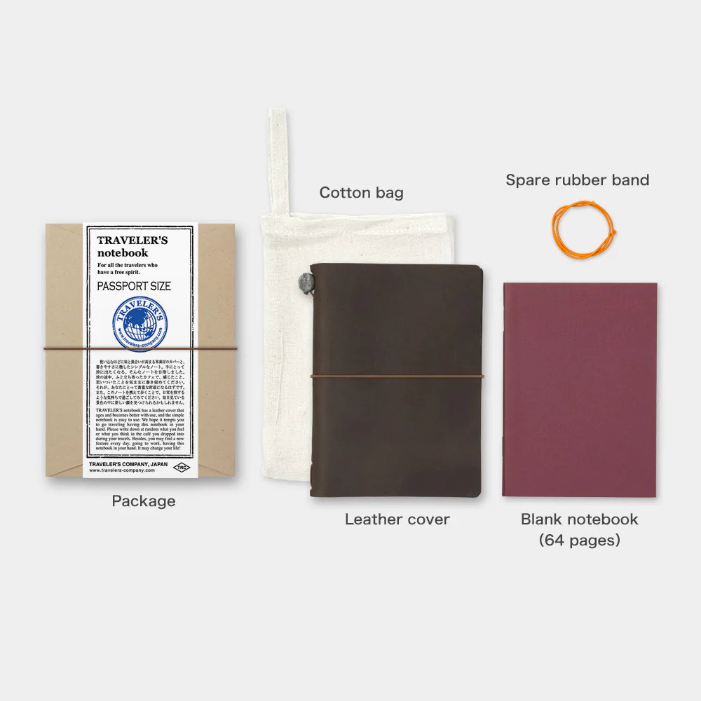 000 Passport Cover Brown, Traveler's Company