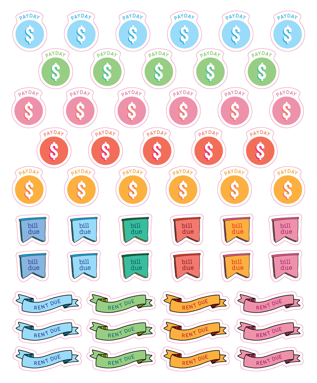So Many Planner Stickers