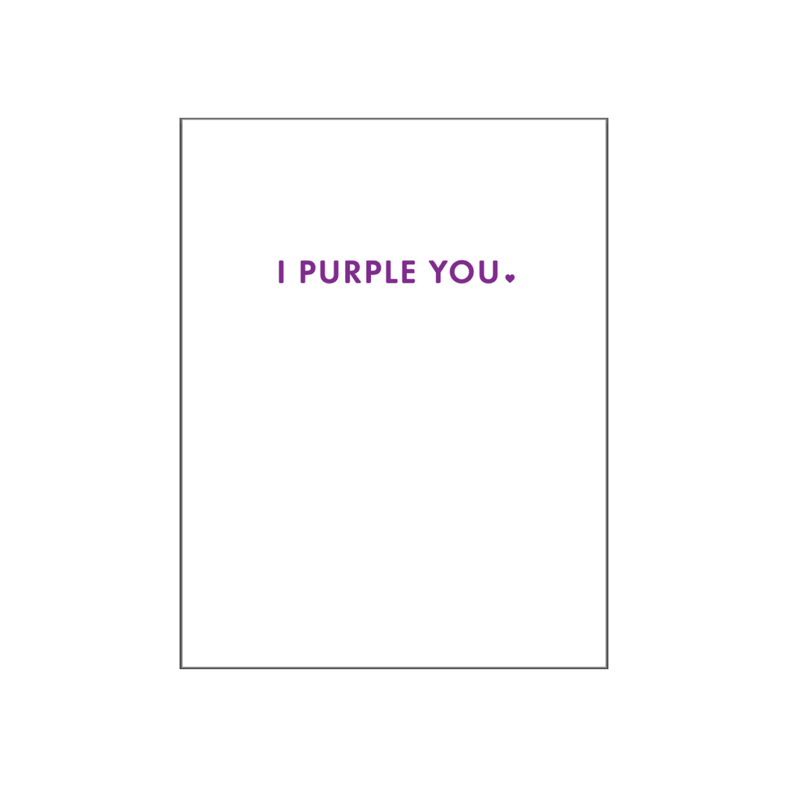 I Purple You, Penny Post