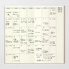 017 Regular Refill Free Diary Monthly, Traveler's Company