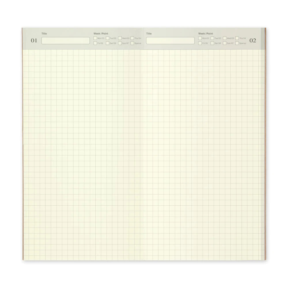 005 Regular Refill Free Diary, Traveler's Company
