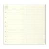 019 Regular Refill Free Diary Weekly + Memo, Traveler's Company