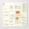 019 Regular Refill Free Diary Weekly + Memo, Traveler's Company
