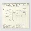 018 Regular Refill Free Diary Weekly Vertical, Traveler's Company