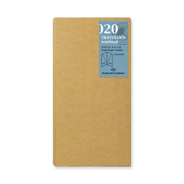 020 Regular Refill Free Kraft File, Traveler's Company