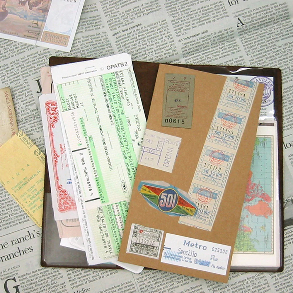004 Regular Refill Pocket Sticker, Traveler's Company