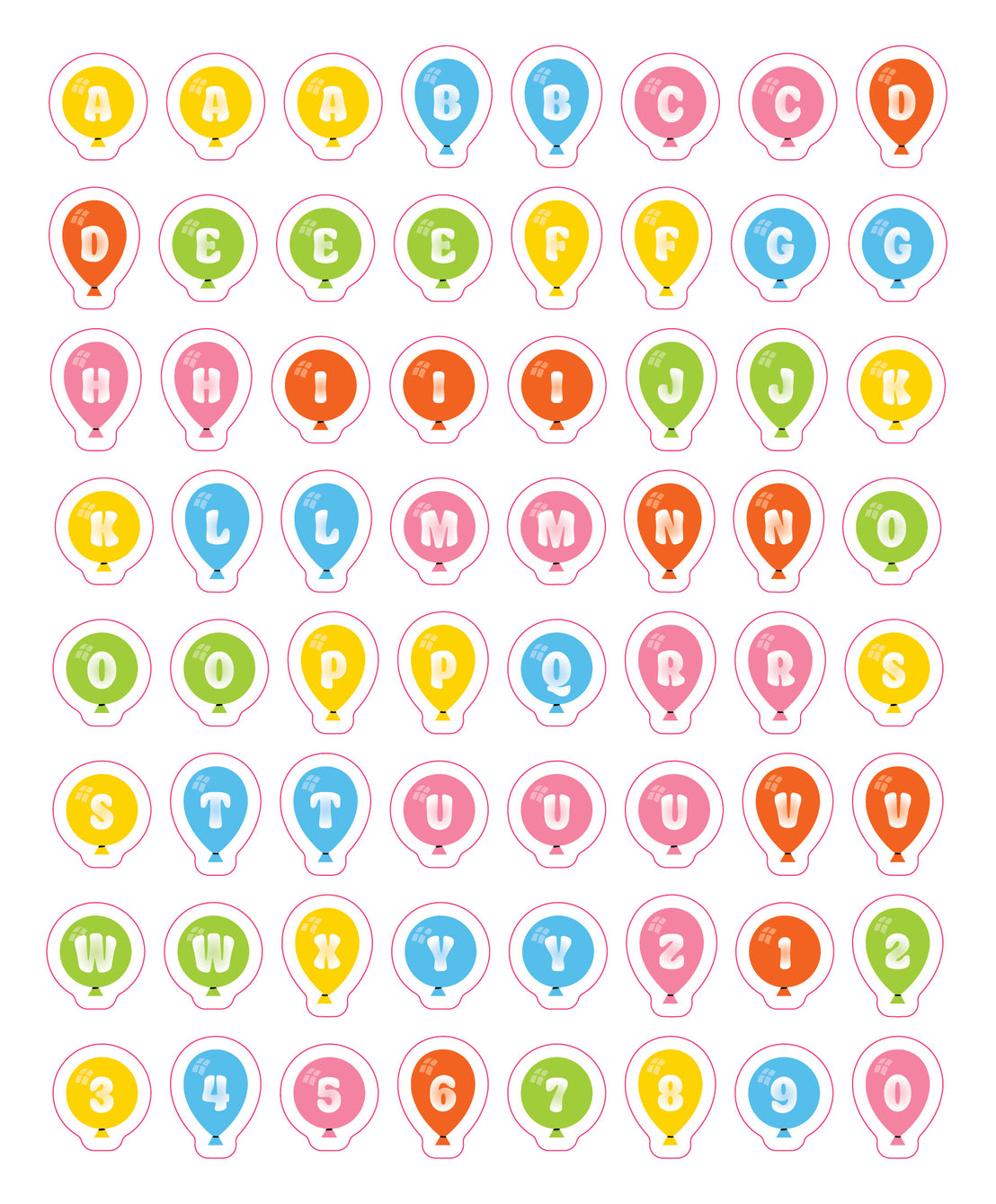 So Many Letter Stickers