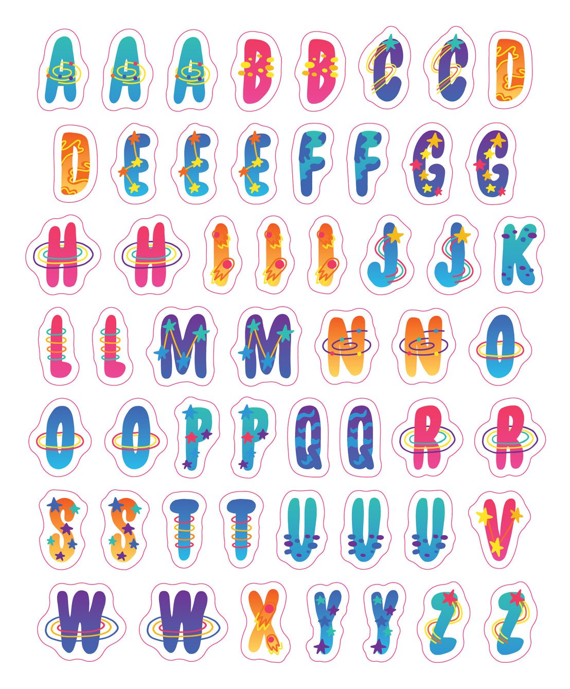 So Many Letter Stickers