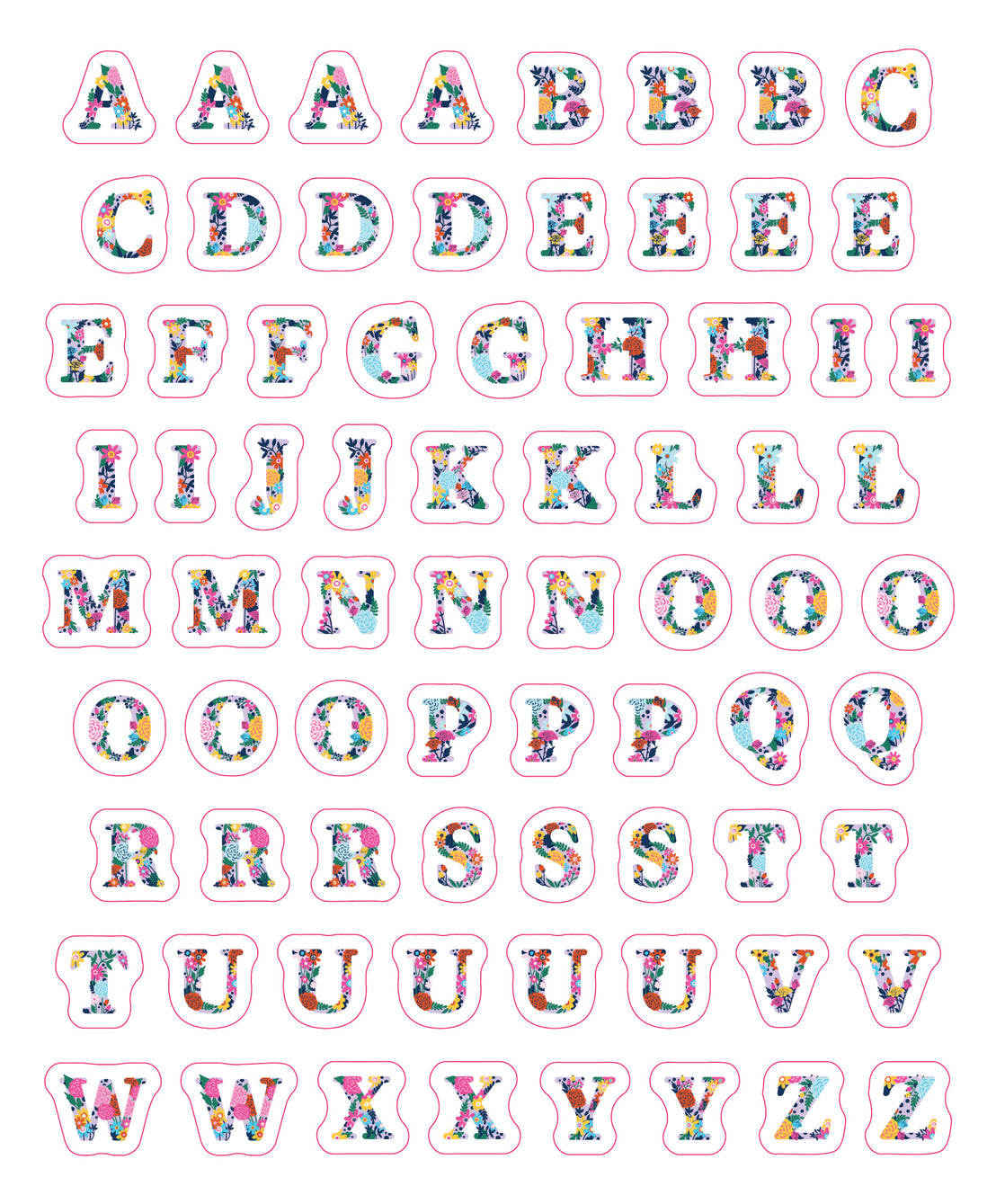 So Many Letter Stickers