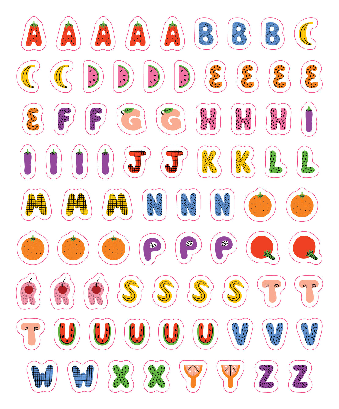 So Many Letter Stickers