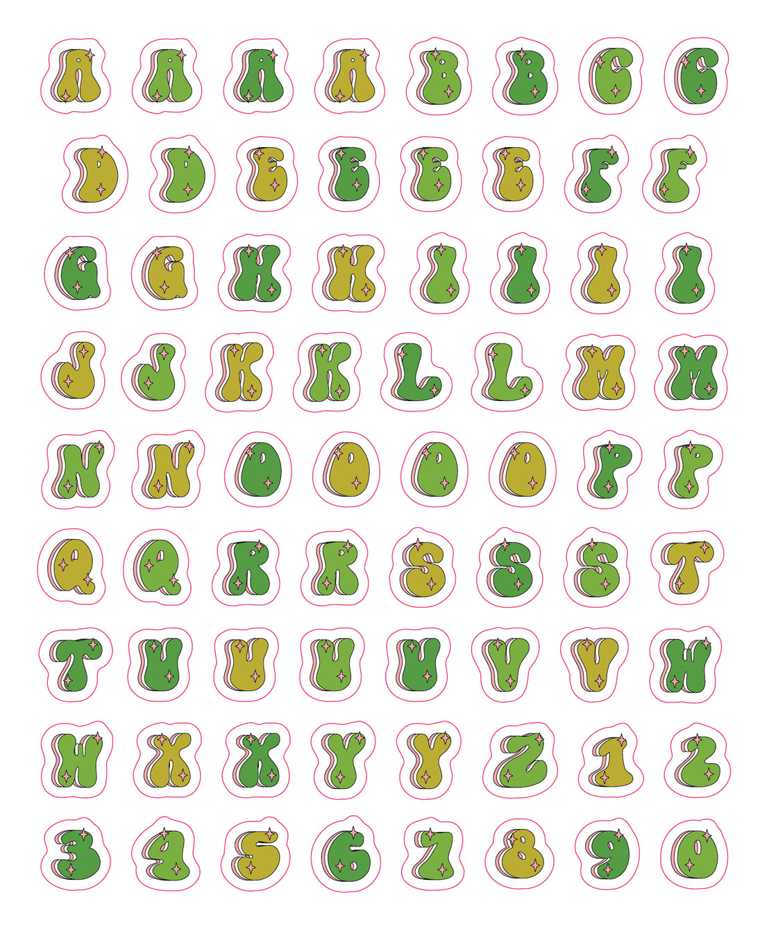 So Many Letter Stickers