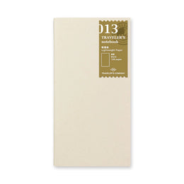 013 Regular Refill Lightweight, Traveler's Company