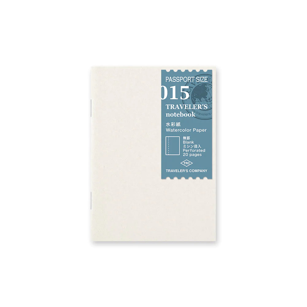 015 Passport Refill Watercolor Paper, Traveler's Company